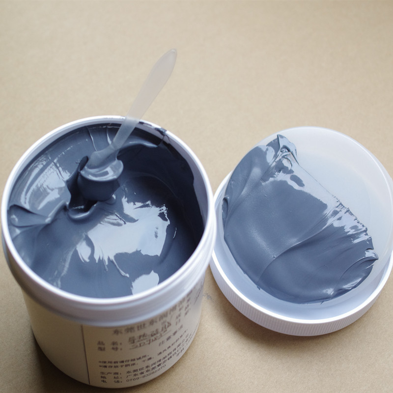 工厂定制散热膏 灰色高导热硅脂导热系数6.0 电脑专用CPU散热硅脂