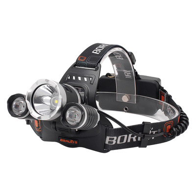 BORUiT RJ-5000 Headlight LED 3L2 high-power Strong light charge Go fishing Headlight