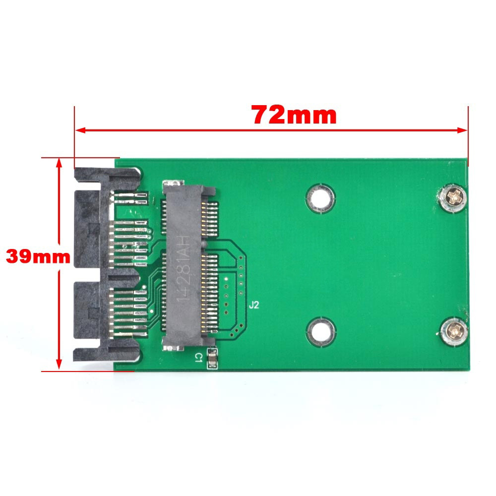 ֱ��mSATAתSATA ת�ӿ�minSATA to SATA3.0 SSD��̬Ӳ��ת�ӿ�