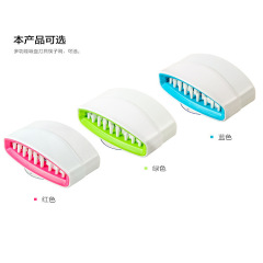 Kitchen knife fork chopsticks holder detachable suction cup cleaning brush, chopstick brush fruit and vegetable cleaning protective brush, bamboo chopstick cleaning