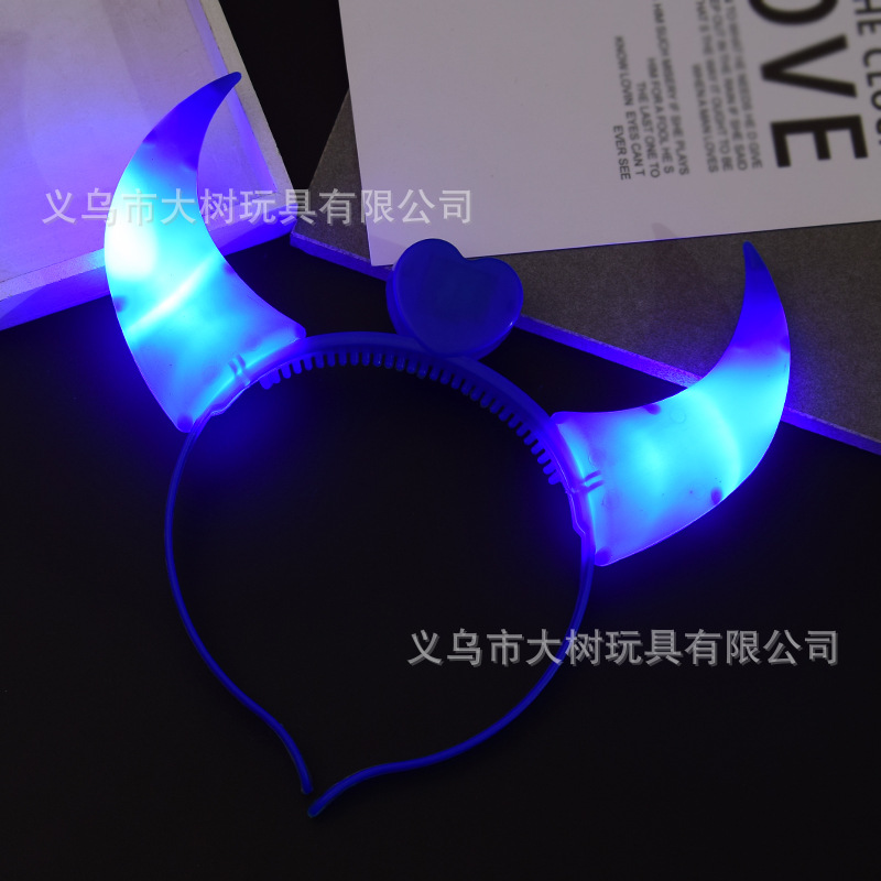 Cuerno luminoso/diadema Luz de cuerno/luminoso cuerno/diadema de cuerno luminoso/suministros de conciertos al por mayor