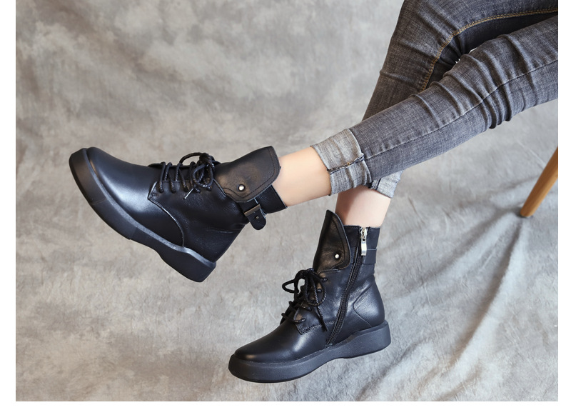 Bottes femme en En cuir - Ref 3355407 Image 9