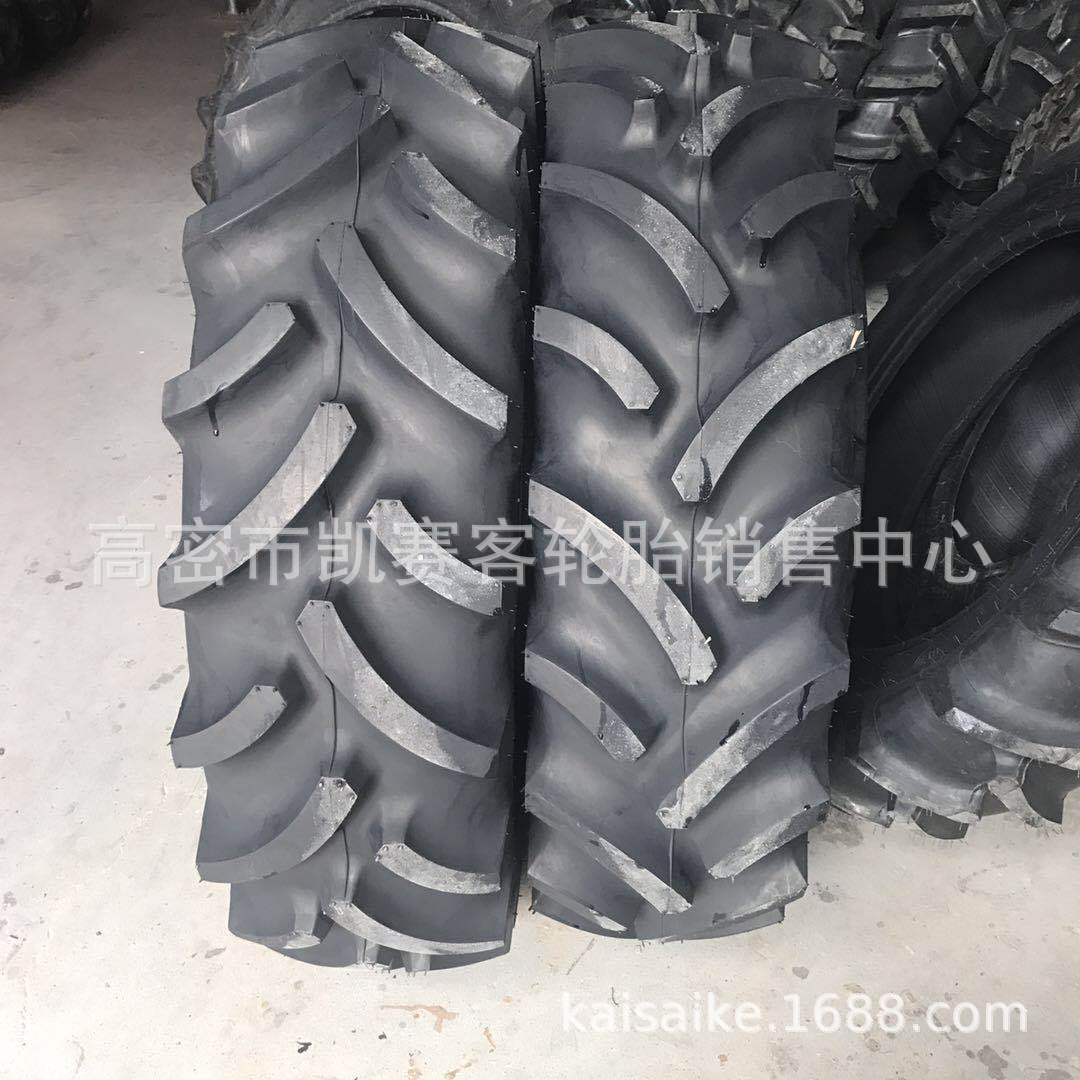 甲子拖拉机轮胎 13.6-24人字加粗抗磨厂家批发