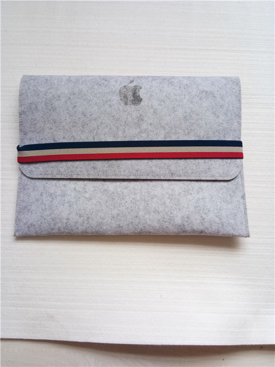 毛毡收纳包 毛毡平板电脑包 手拿笔记本 毛毡保护套 内胆包
