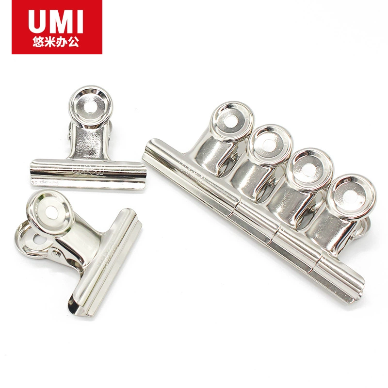 Youmi B09304S круглый железный зажим 38 мм для квитанций (6 шт. в OPP-пакете) №4 финансовый офисный зажим для счетов