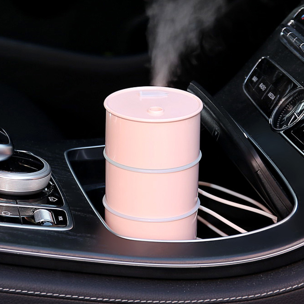 拾风三合一usb迷你油桶加湿器 七彩夜灯加湿器 送usb风扇led灯