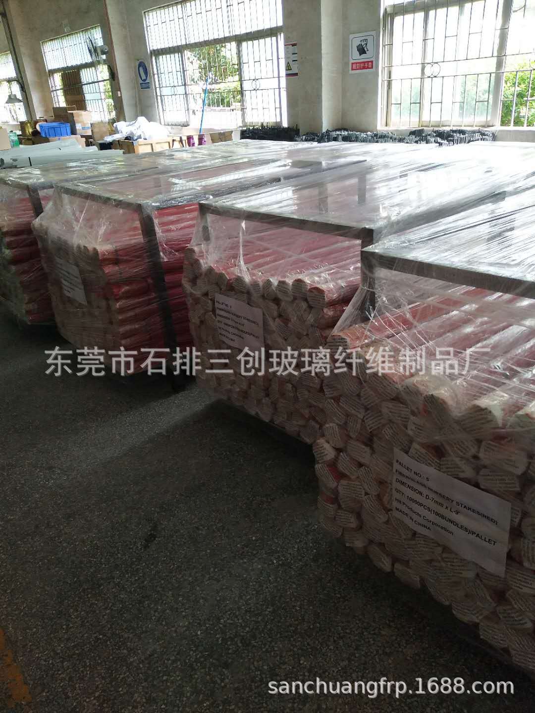 老玻璃钢厂家专业制造高弹性易弯曲 小拱棚农用纤维棒 玻璃纤维杆