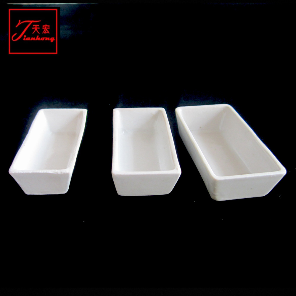 刚玉长方舟80x40x17mm 高纯氧化铝 梯形刚玉舟 刚玉坩埚-阿里巴巴