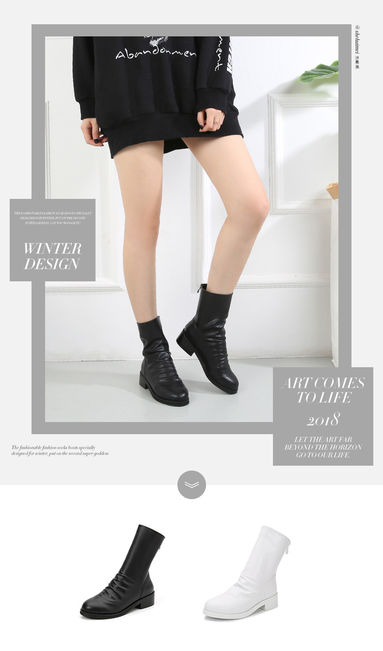 Bottes femme HUI HUIMEI en Microfibre - Ref 3354796 Image 7