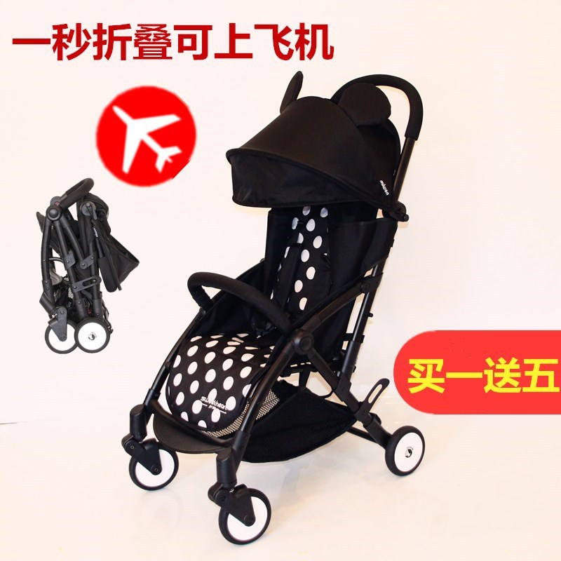 支持壹件代發嬰兒手推車可坐躺輕便攜式折疊傘車簡易迷妳四輪童車