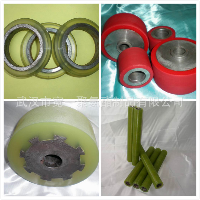供应湖北荆门聚氨酯滚轮加工，滚轮包胶挂胶