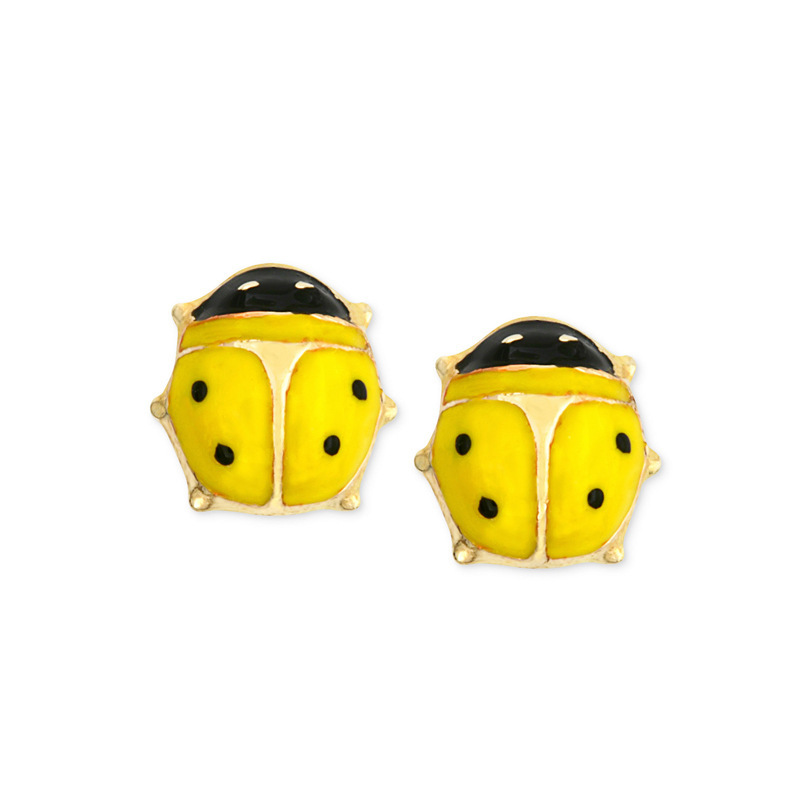 Alloy Oil Dripping Fashion Smile Emoji Dogs Ladybugs Earrings Nihaojewelry display picture 3