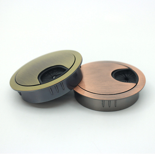 Zinc alloy wiring box, round wiring box, office desk cable hole cover, computer cover 50 53 60 80