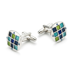 新款袖扣 袖釘 男法式襯衫袖口  鑲鑽紐扣 cufflinks 167