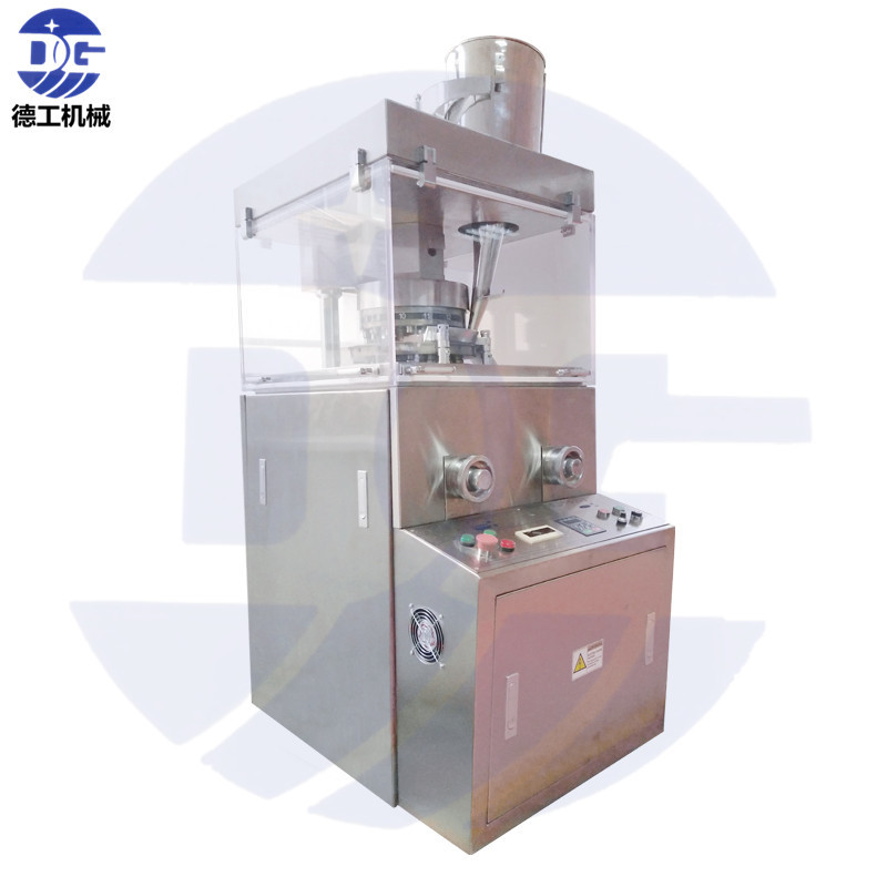 ZPW17D旋转式压片机不锈钢多冲旋转式压片机消毒剂雨刮精压片机厂