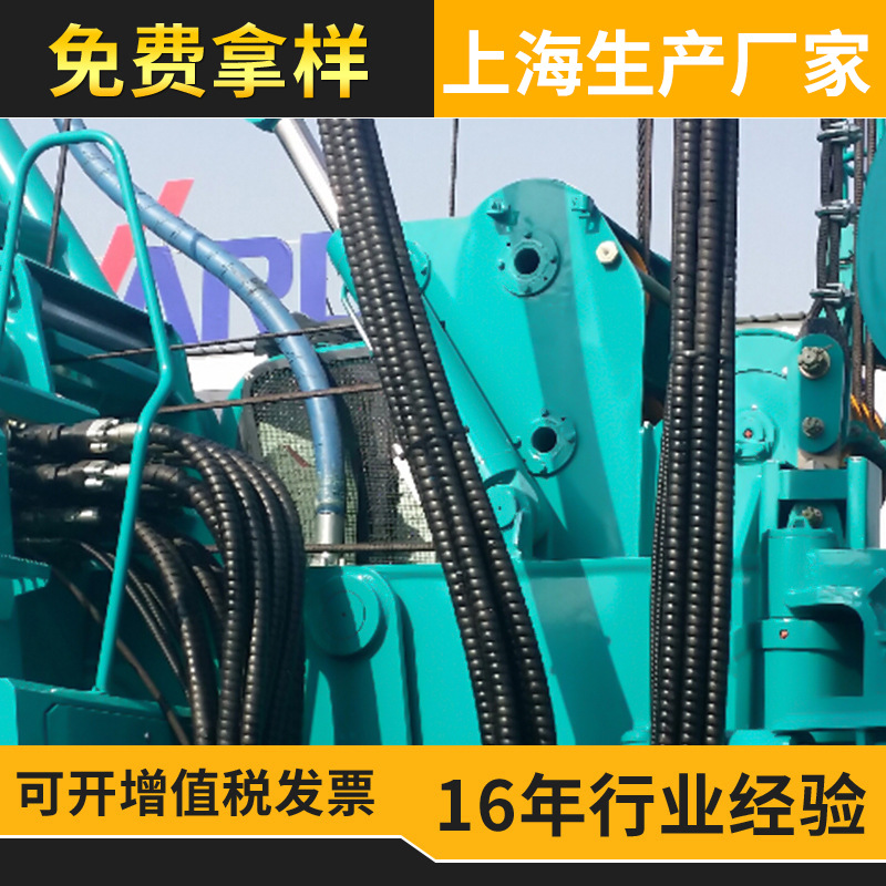 厂家直销挖掘机油管总成静压液压打桩机耐高压油管耐高温橡胶油管