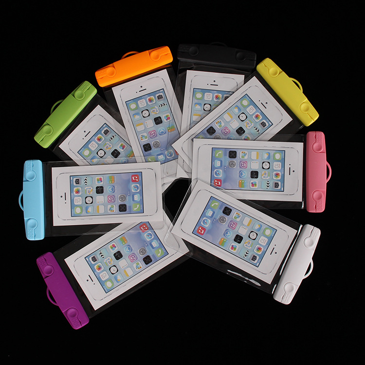 戶外水下用品PVC遊泳透明深度防水袋溫泉防水手機保護套定制批發