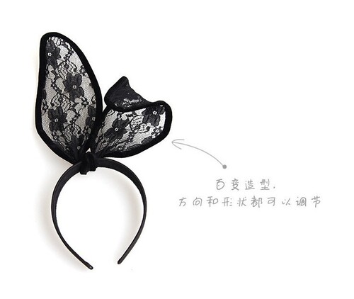 Sexy lingerie accessories Halloween bunny girl oversized long bunny ears party bar photo headband headband