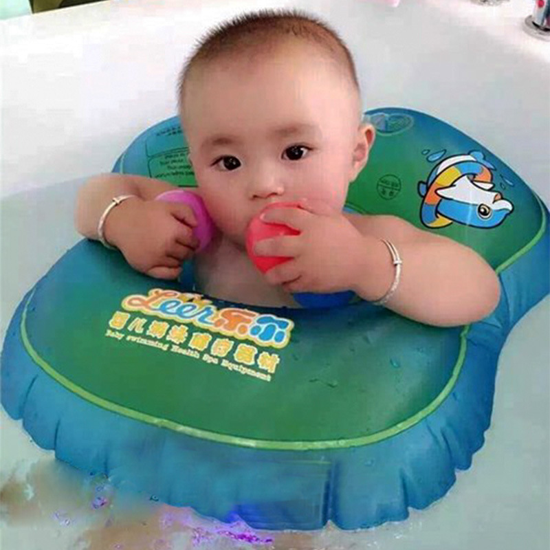 乐尔双层儿童腋下圈 加厚加大设计婴儿游泳脖圈腰圈|ms