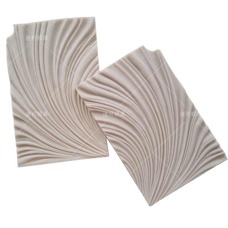 Cola de pescado fondant molde de prensa de silicona ritmo seco hoja clip molde de pastel molde DIY chocolate herramienta para hornear de silicona