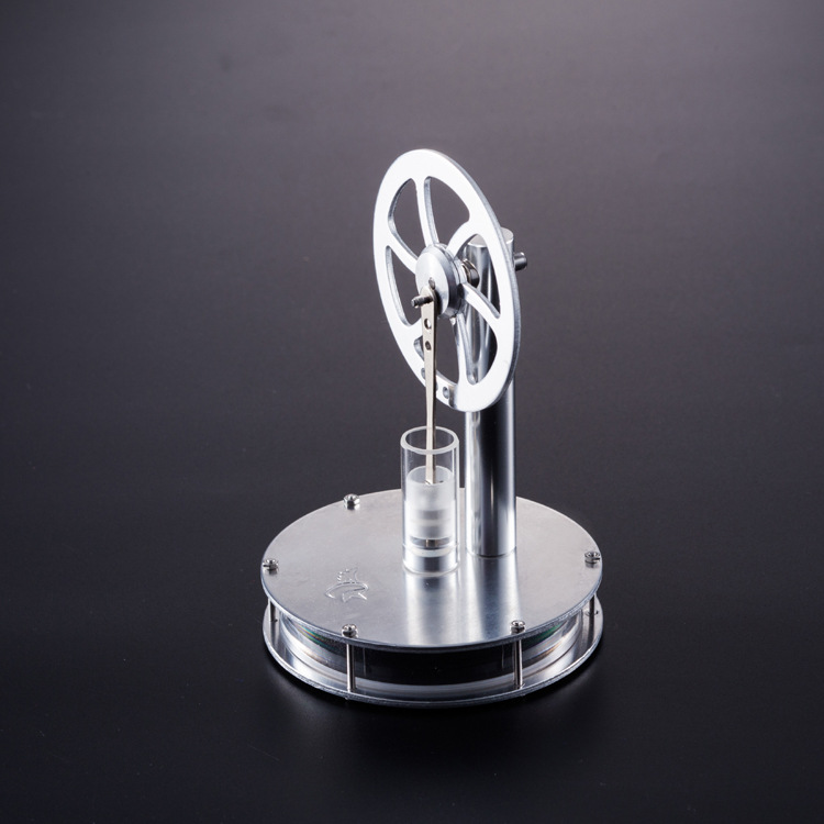 Low Temperature Difference Starch Stirling Principle Engine Model Creative Physics Experiment