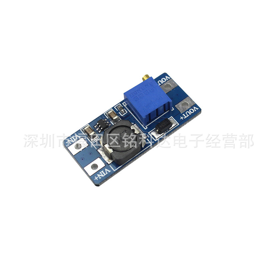 MT3608 DC-DC升压模块2A升压板输入电压2-24V升5/9/12/-28V可调