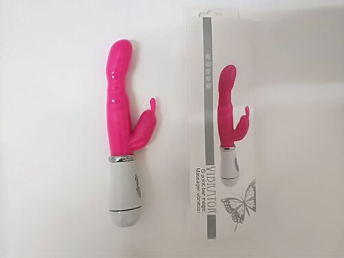 Sex products manufacturer wholesale, dual vibrating G-spot rabbit stick, rechargeable AV stick, electric massage stick, female masturbation