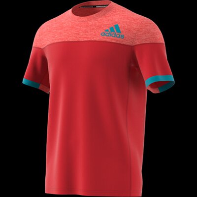 Adidas阿迪達斯羽毛球服男款T恤吸汗速幹休閑運動服裝批發BR7437