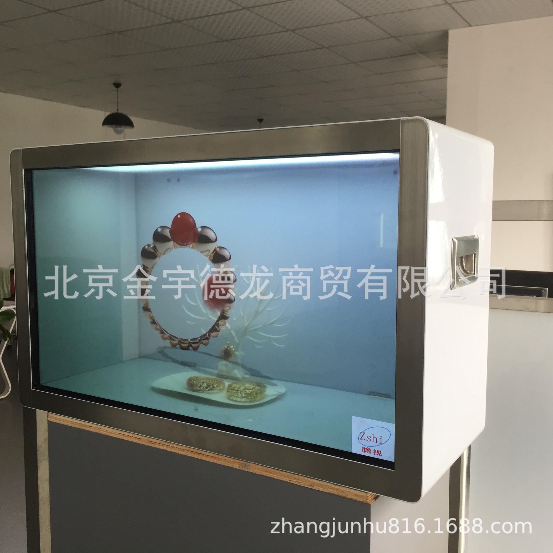 透明大屏幕 43寸透明液晶展示柜 43寸透明液晶触摸展示柜