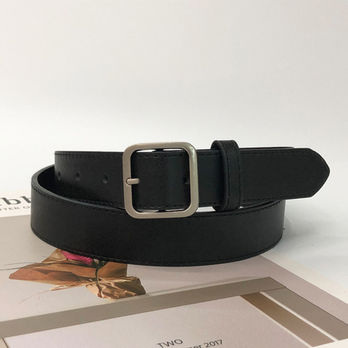 Street stall supply Korean style fashion decorative women's belt pin buckle casual versatile simple women's belt belt wholesale