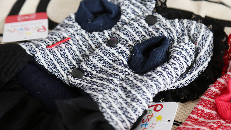 名媛条纹纱纱裙