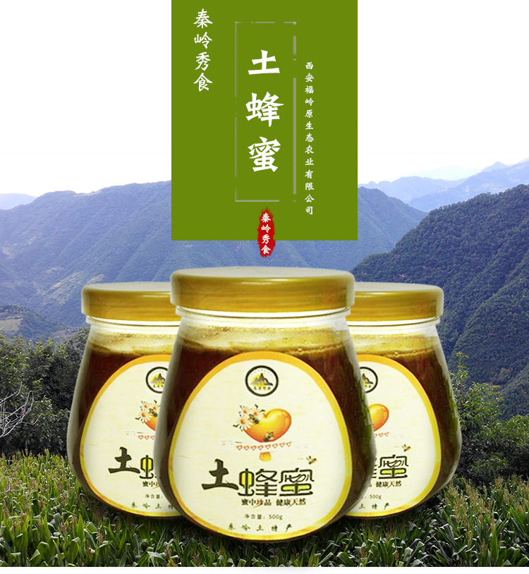 秦嶺深山土蜂蜜家庭裝