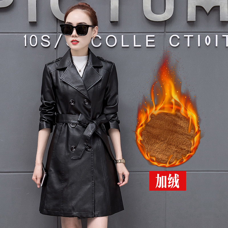 Veste cuir femme HONGJUN en PU - Ref 3333302 Image 2