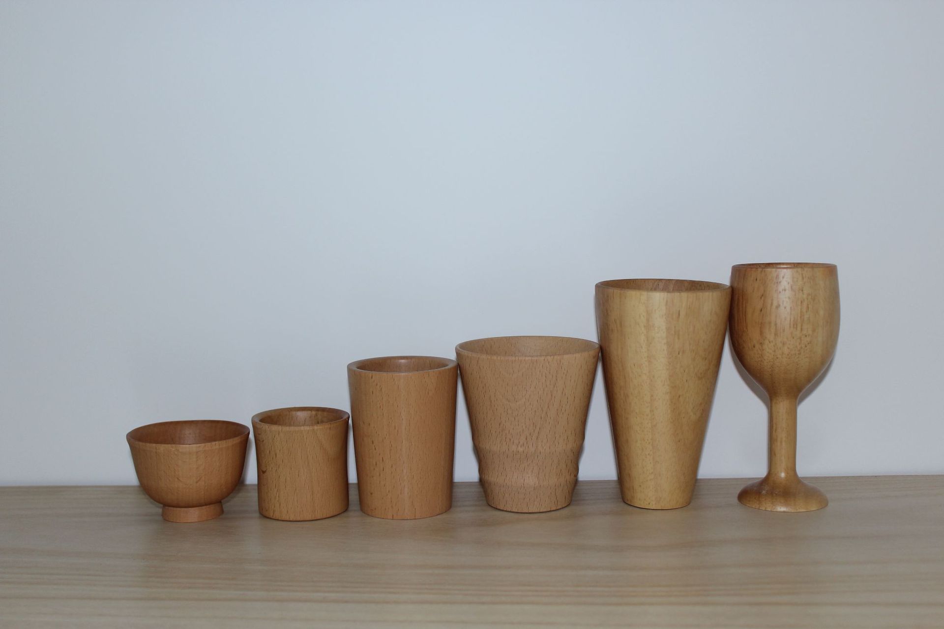 木制创意咖啡杯 榉木日式杯子咖啡杯 厨具杯子