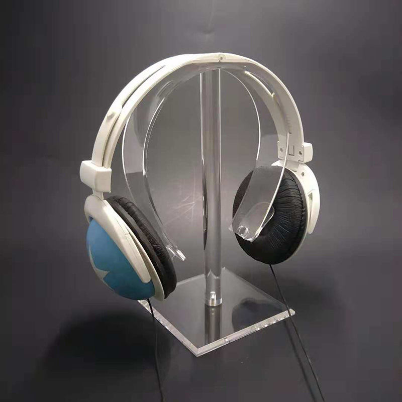厂家批发新款透明耳机挂架无线耳机展示架立体创意挂式耳麦耳机架