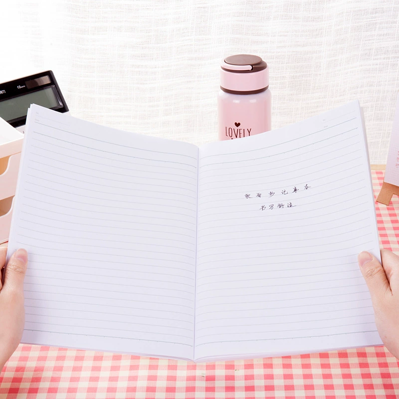 Deli 7664 Notebook B5 Soft Noodle Book 60 Practical Practice Book Wireless Binding Office Products