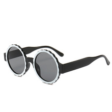 新款圆框太阳镜 欧美时尚换边墨镜 跨境供货网红街拍潮流款太阳镜