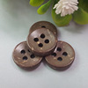 Factory direct selling new coconut shell buttons Four eyes natural coconut shell buckle children's clothing auxiliary materials round fruit buttons