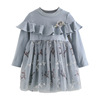 Spring lace small princess costume, dress, children's clothing, long sleeve, suitable for teen