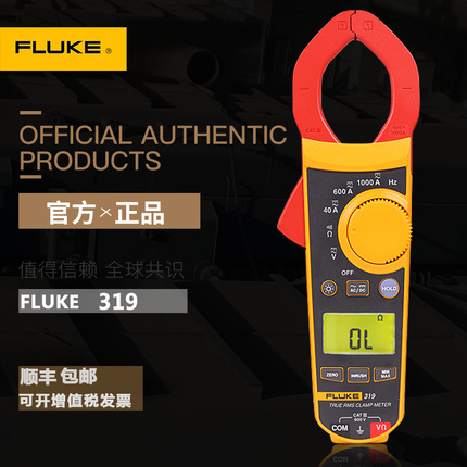 FLUKE美国福禄克数字钳形表 F312/交直流钳型电流表F317/F319/381