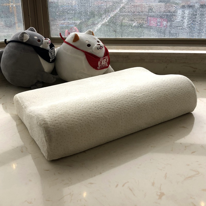 波浪B型記憶枕慢回彈枕頭 枕頭 聚氨酯枕頭記憶枕慢回彈毛絨