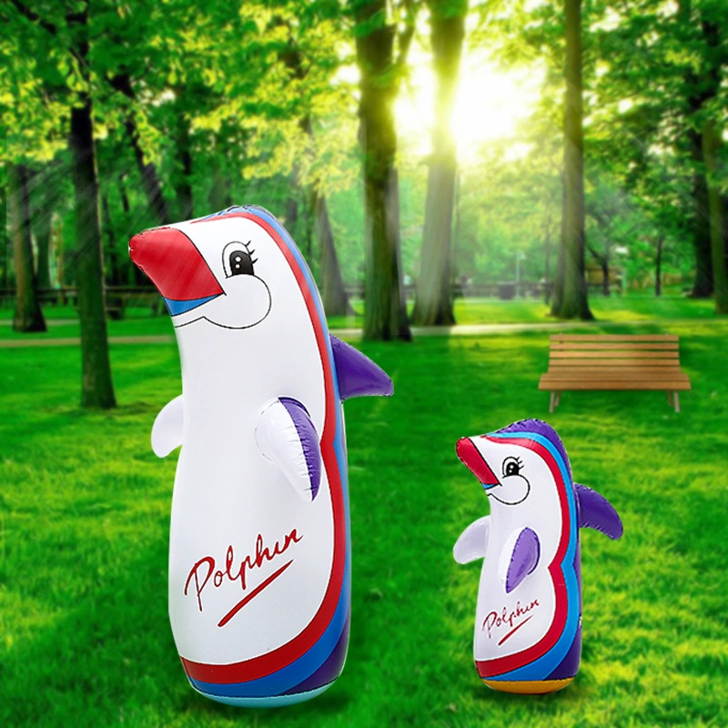 Надувной стакан с пингвином утолщенные большие пластиковые мешки с песком детские развивающие игрушки для фитнеса