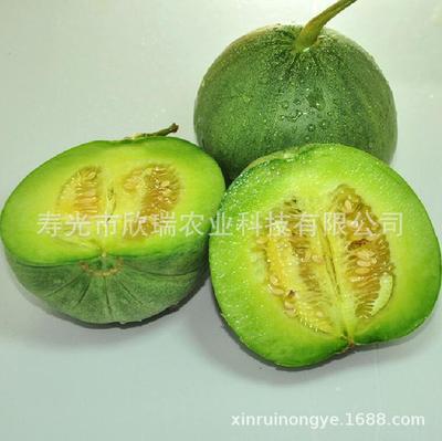 Japan Emerald muskmelon seed gift muskmelon seed Green skin and green flesh Heat resistance High sugar content 20 gram