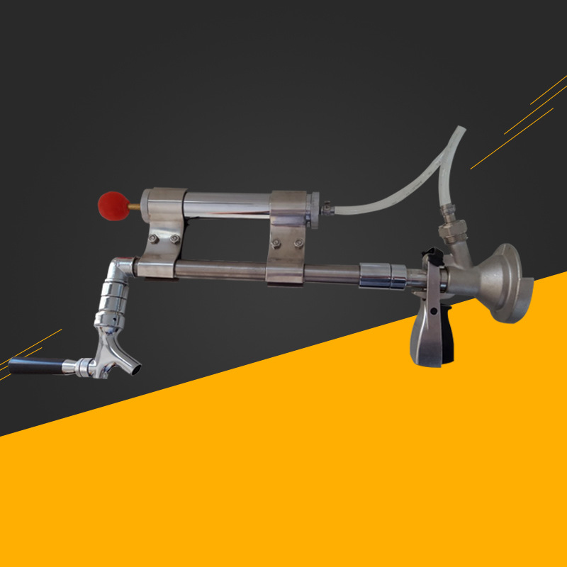 荐 可批发正牛啤酒分发设备啤酒桶配件 啤酒机不锈钢打气泵