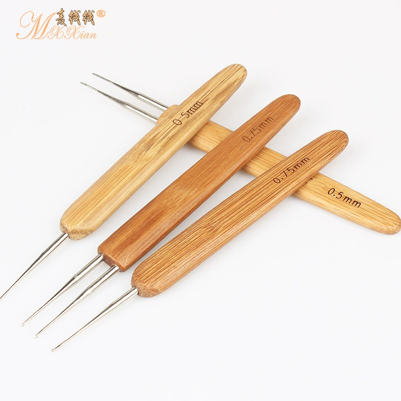 Средство для удаления волос Вязание крючком грязная коса регги грязная коса из нержавеющей стали вязание крючком одинарная и двуглавая игла для вязания крючком может зацепить наращивание волос