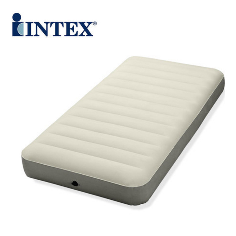 Wholesale supply INTEX-64701 bed 64702 bed 64703 camping nap flocking luxury comfortable inflatable bed
