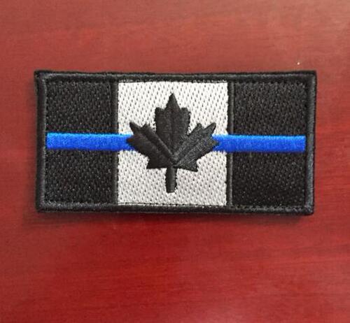 Cloth stickers, embroidered labels, 3D badge embroidery direct supply of various multi-color Canadian flag Velcro embroidered labels