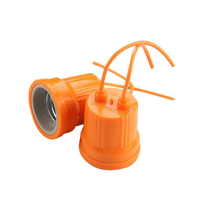 厂家直销包邮防水灯头灯座 E27陶瓷耐高温防摔罗口防雨灯头|ms