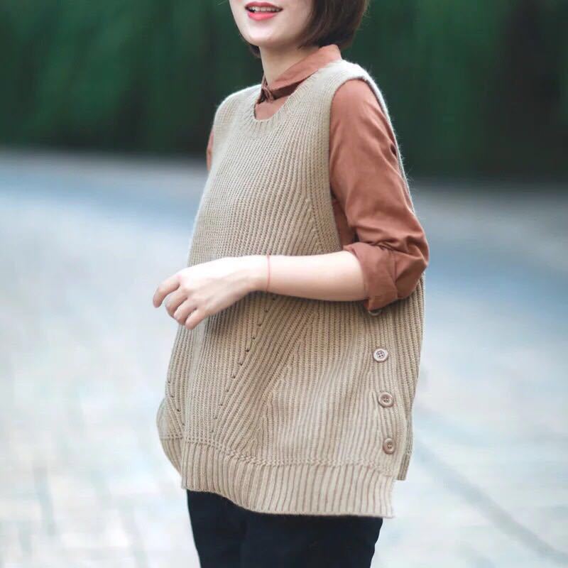 Gilet femme en Mélange de poils de lapin - Ref 3316387 Image 6