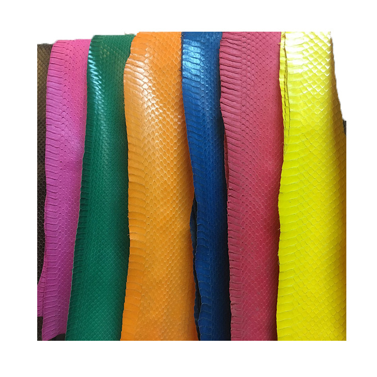 奢华时尚蟒蛇皮手提包专用真蛇皮2018新款潮欧美蟒蛇皮厂家直销